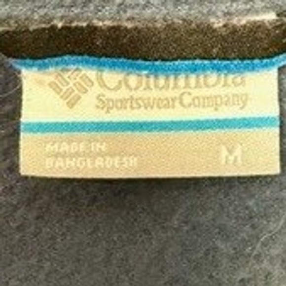 Columbia Mens Fleece Vest Blue Full Zip Pockets Size Medium - Picture 2 of 4